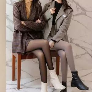 [하프클럽/]여성용 따뜻한 하이웨이스트 압박 스타킹