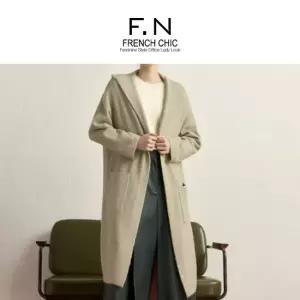 [에프엔] F.N 니트 후드 코트 M251