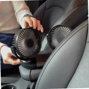 차량용 듀얼 서큘레이터 선풍기 자동차 냉풍 기계 팬