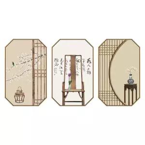 동양화 액자 그림 엔틱 캔버스 꽃그림 카페 벽장식 대형