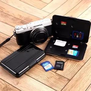 ( )알루미늄 SD카드 케이스 보관함 블랙