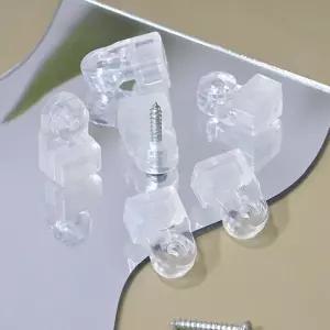 유리 액자 패널 고정 클립 7mm