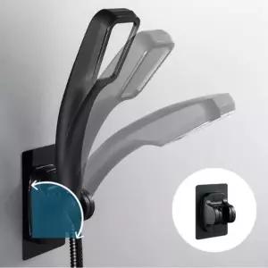 (색상 블랙)샤워기거치대 홀더 행거 고정 샤워 헤드 걸이