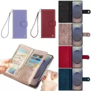 갤럭시퀀텀6 A566 우노 카드9장수납 스트랩 다이어리 핸드폰 케이스