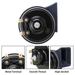 유니버설 라우드 카 에어혼 12V 트럼펫 슈퍼 트레인 혼 트럭 차량용 듀얼톤 전자식 달팽이 경적