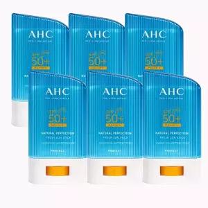 AHC 내추럴 퍼펙션 프레쉬 선스틱 SPF50+ 22g 6개