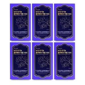 뉴밋 유기농 블루베리 착즙 100 20ml x 14포 X 6박스 I
