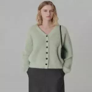 룩케스트릴리 헤어리 오버 핏 가디건민트 LILY HAIRY OVER FIT CARDIGANMINT