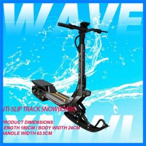 신형 성인용 스노모빌 스키 어린이용 전동 스쿠터 미끄럼 방지 트랙이 있는 겨울 썰매 및 스노보드. 카드로