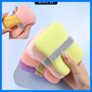 1/4PCS 스폰지 비누 가방 목욕 클렌징 포밍 네트 파우치 바디 엑스 폴리 에이 팅 스크러버 스폰지 욕실 나