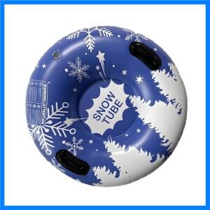 652F 풍선 스노우 튜브 썰매 핸들 두꺼운 스노우 튜브 겨울 스노우 튜브 접이식 눈 썰매 스키 액세서리