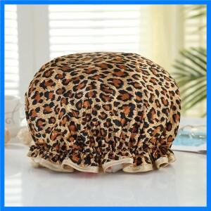 이중 방수 샤워 캡 샴푸 헤어 목욕 메이크업 헤드 커버