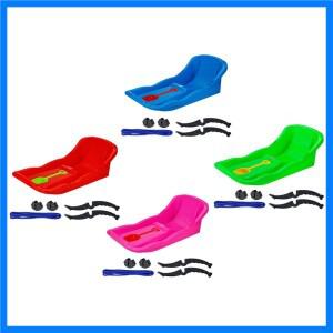 다기능 겨울 눈썰매 다운힐 스프린터 눈썰매 야외 뒷마당 잔디 정원 스키용 눈썰매 장난감