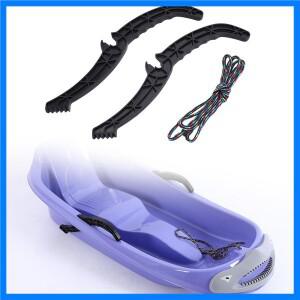 1쌍 스키 썰매 브레이크 패드 논슬립 잔디 슬라이드 야외 스포츠 썰매용