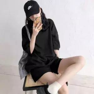 여성용 여름 데일리 트레이닝 반팔 반바지 운동복