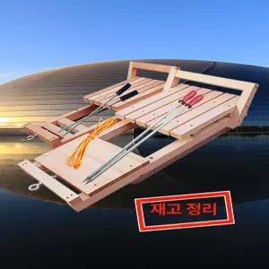 겨울 실외용 원목 아이스 스케이트 눈썰매