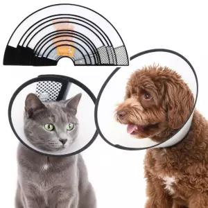 애견 애묘 넥카라 강아지 중성화 깔대기 고양이 목 보호대 중형