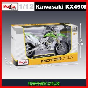 Maisto 1:12 가와사키 Kx450f Kx 450 F Kx 450f 오프로드 오토바이 합금 모델 장난감 디스플레이 선물
