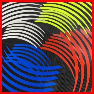 스트립 10 인치 12 인치 오토바이 휠 스티커 반사 데칼 림 테이프 자전거 자동차 스타일링 야마하 혼다 스