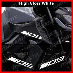 AnoleStix 반사 오토바이 로고 세트 YAMAHA MT09 MT-09 SP 2017 2018 2019 2020 용 공기 흡입구 엠블럼 데