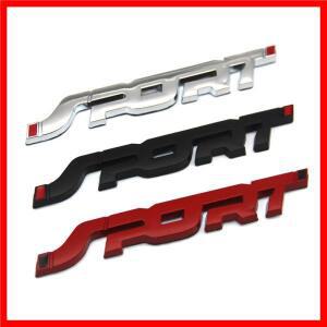 자동차 액세서리 스티커 스타일링 금속 3D 크롬 블랙 자동차 자동차 트렁크 레이싱 스포츠 단어 편지 로고