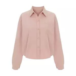 [샐리] 소프트컬러크롭셔츠_I6A-CSH007