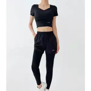 [라일리여성의류] Rly 여성 스포츠 크롭 반팔티 레깅스 세트 1P 트레