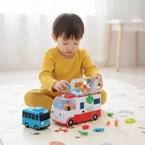 아이코닉스 타요 앨리스 병원놀이 장난감 사운드 청진기 구급차 의사놀이 앰블런스 주사기