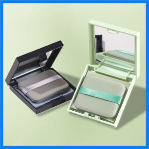 100개/세트 대나무 숯 페이셜 오일 흡수 종이 거울&메이크업 퍼프 포함 휴대용 얼굴 리프레싱 케어 오일 컨