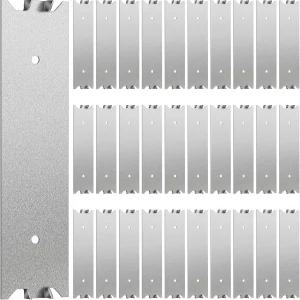 목재 스터드용 Therwen 30개 액세서리 네일 플레이트 6 x 1.5 인치 금속 케이블 프로텍터 배관 및 배선을