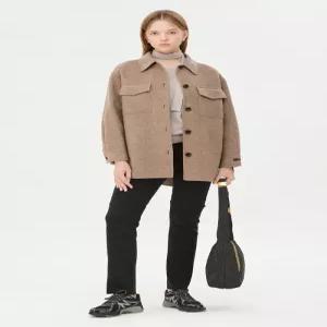 [시슬리]아르떼 셔츠형 코트_SACT35_461