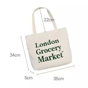 [라일리] Rly 레터링 캔버스백 캔버스백 런치백 직장인 도시락