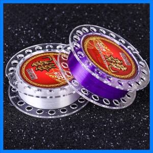 Rompin 초강력 나일론 얼음 낚싯줄 겨울용 투명 초강력 멀티필라멘트 탄화플루오르 잉어 낚싯줄 100m