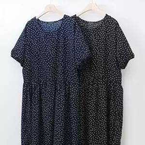 버블 307P735S 셔링 의류 원피스 빅사이즈 빅사이즈미 (KYR-WD8CCF0)