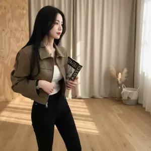 여성 탱크 세무 캐쥬얼 집업 자켓