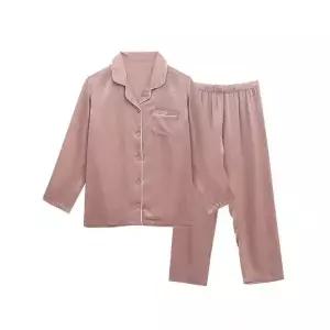 레노마 언더웨어 [엘리가모] 여성 마블 샤무즈9부잠옷 PE_MC3SF28598