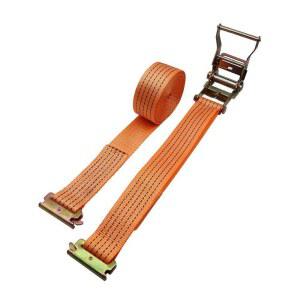 대형 트럭 깔깔이 이트랙 냉동탑차 화물 2개 오렌지색 자동바 컨테이너냉장고 2m 스트랩