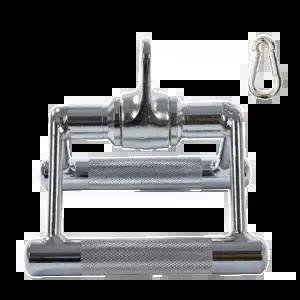 V형 하이풀다운 라트바 조립간편 헬스 스틸 근력운동 체육관용 홈짐