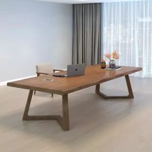 통원목 대형 식탁 심플 튼튼한 겸용 구조 책상