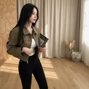 [다잇템] 여성 집업 세무 탱크 캐쥬얼 자켓