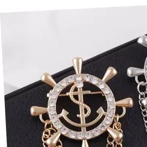 슬림 앵카뱃지 롱 타이 스카프 LM-0467 옷브로치