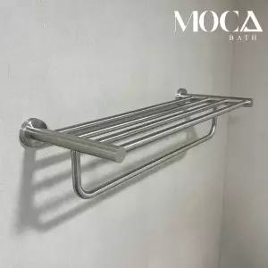 [모카바스]2단 수건 욕실 선반 스테인리스 니켈