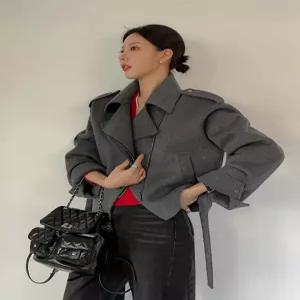 [다바걸][DB made] [블랙라벨]무벤라이더울핸드자켓