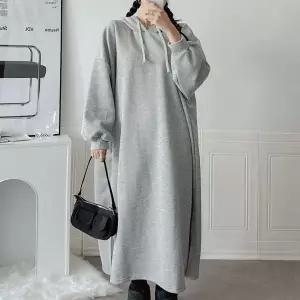 [나야홍]빅사이즈 601 그레이스기모박스원피스 DGLT670_P416483446