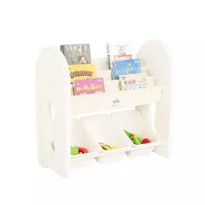 튼튼하고안전한 HDPE소재 유아 아기 전면책장 A타입/미니정리함 베이비룸 수납장 키즈책장