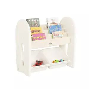 튼튼하고안전한 HDPE소재 유아 아기 전면책장 B타입/미니정리함 베이비룸 수납장 키즈책장