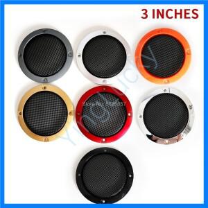 아케이드 캐비닛 2pcs 3 인치 스피커 그물 커버 라운드 스피커 보호 커버 메쉬 그물 그릴 아케이드 게임 기