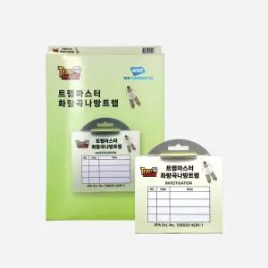 트랩마스터 화랑곡나방트랩 15매 쌀벌레 권연벌레 쌀나방 끈끈이 퇴치법 페로몬 유인 국내제조