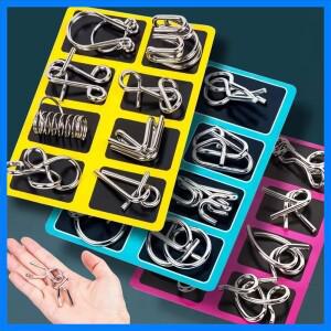 중국에서 스테인리스 스틸 반지를 열기: 어린이의 논리적 사고와 지능 발달을 위한 퍼즐 게임