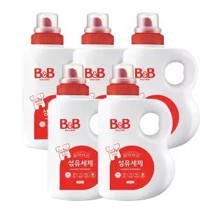 비앤비 섬유세제 용기 1.5L 5개